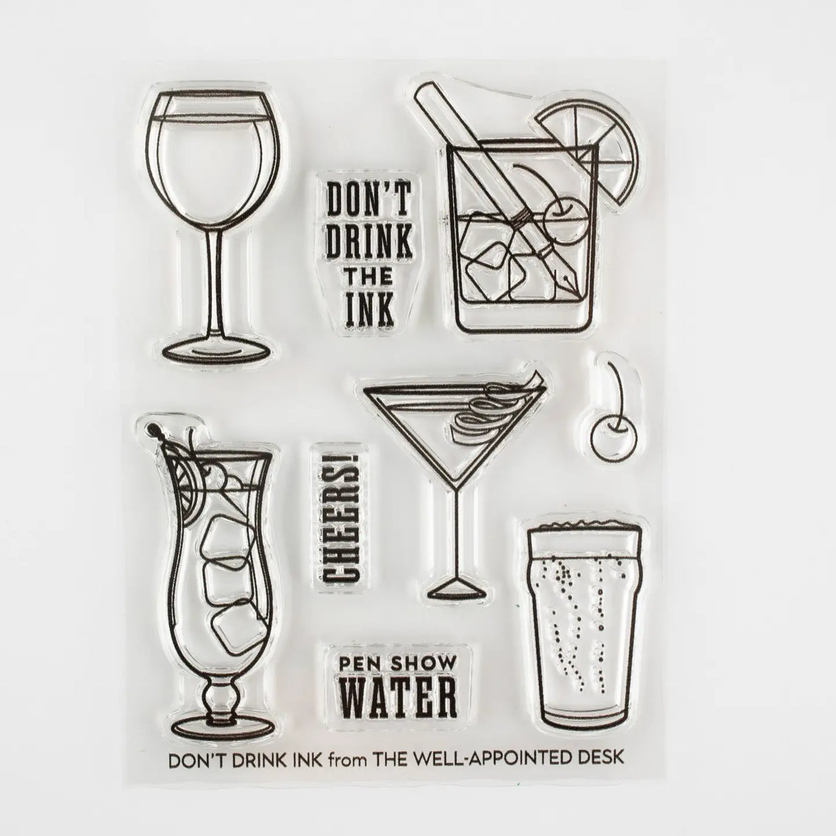 Clear Stamp Set - Don't Drink the Ink