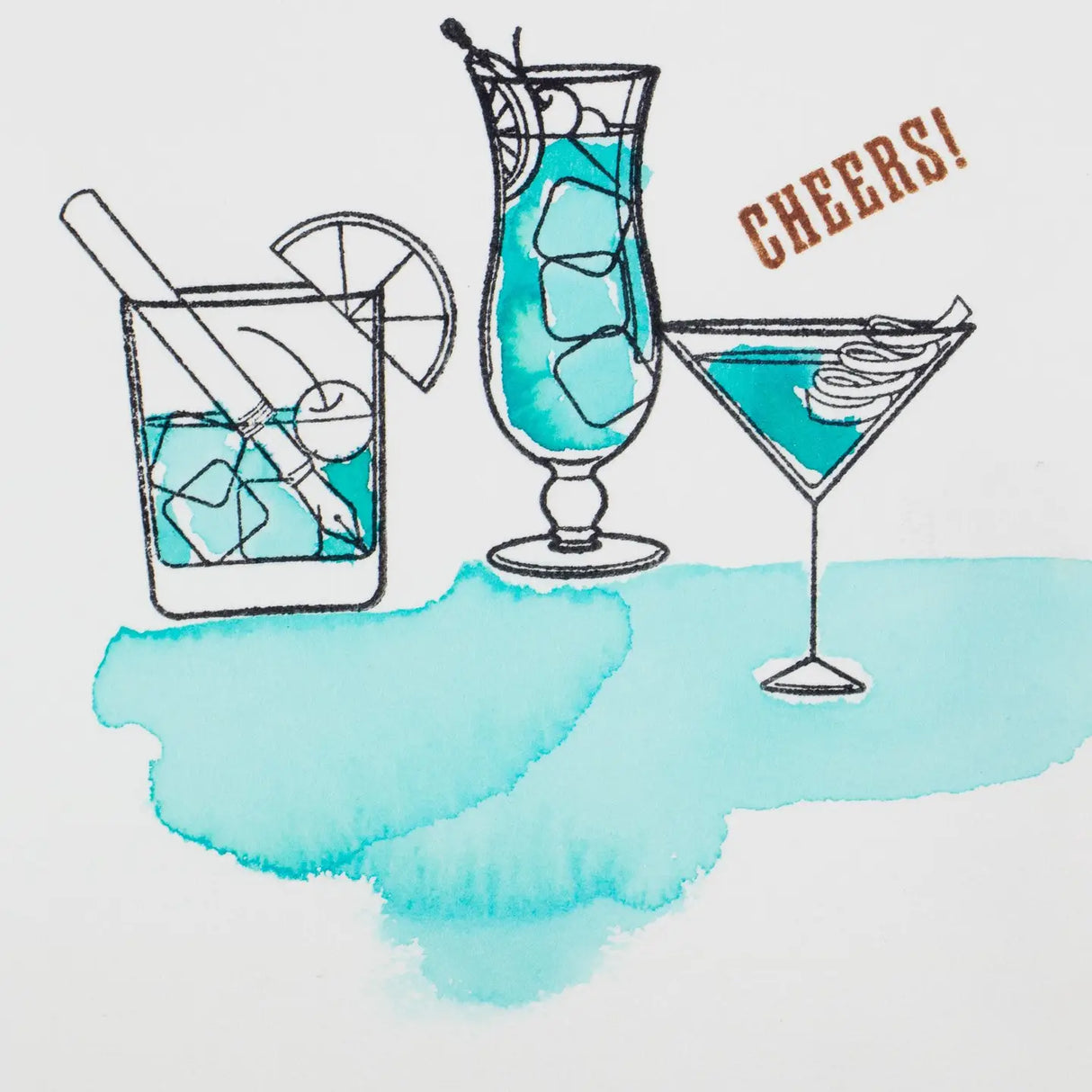 Clear Stamp Set - Don't Drink the Ink