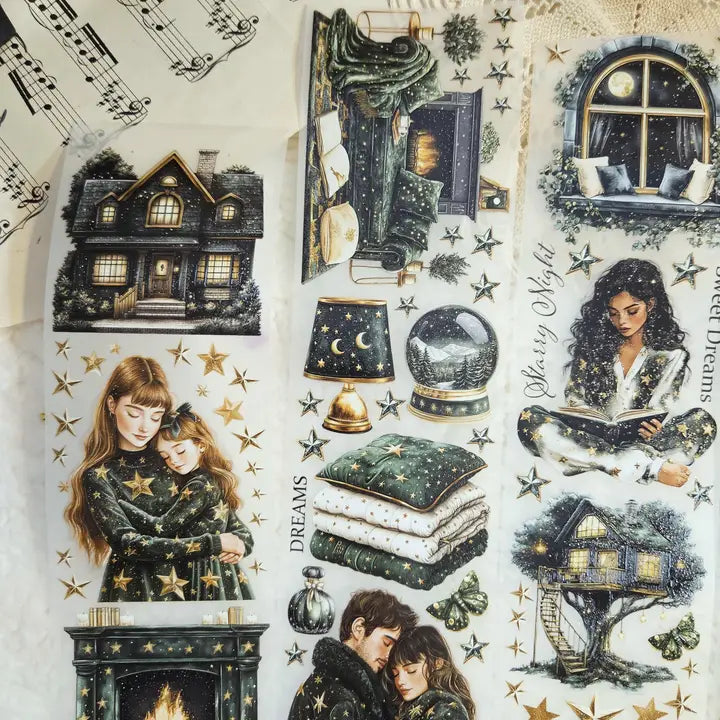 Pet Tape - Lana - 70 mm - Emerald Dreams