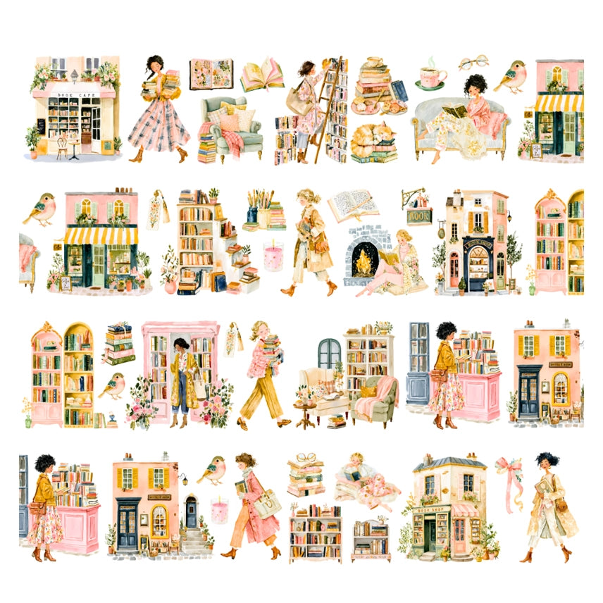 Pre-cut PET Tape - Penpaling Paula - Fall Bookish