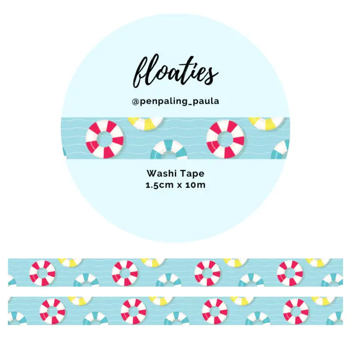 Washi tape 15 mm - Penpaling Paula - Floaties