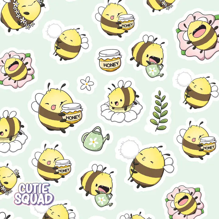 Stickersheet CutieSquad - Flowery Bees