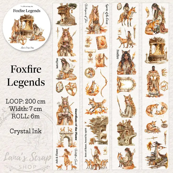 Pet Tape - Lana - 70 mm - Foxfire Legends