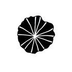 Craft Rubber Stamp Hanko - 20 x 20 - Lotus leaf