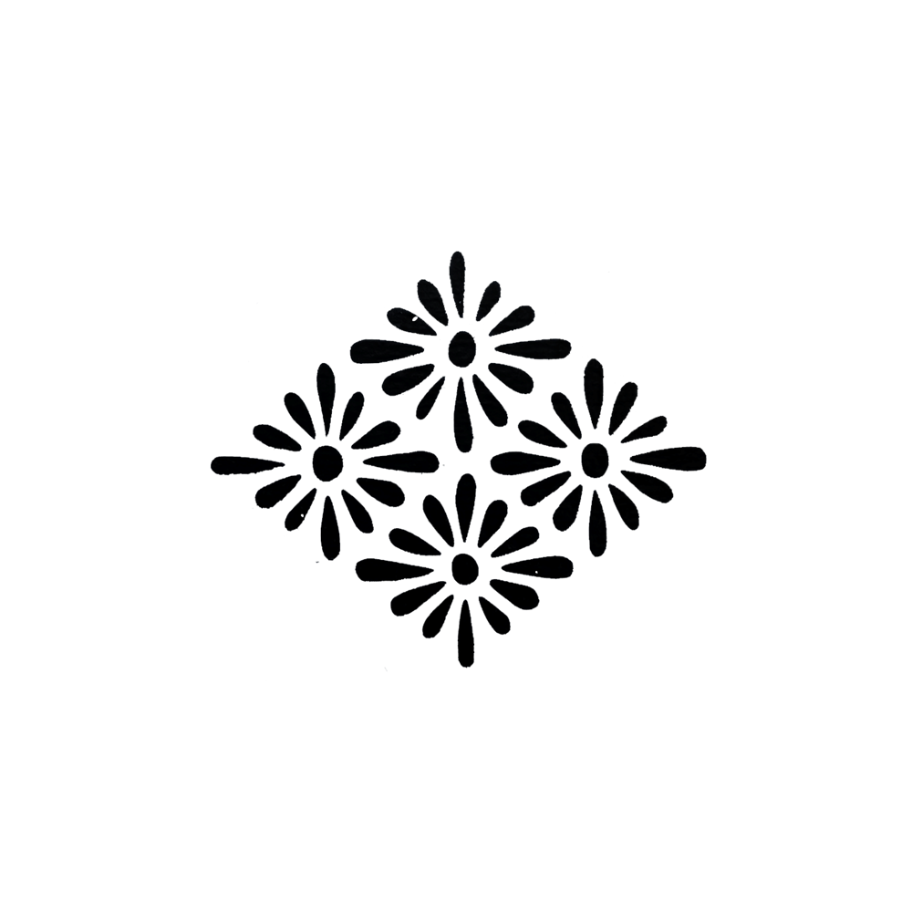 Craft Rubber Stamp Hanko - 25 x 30 - Diamond