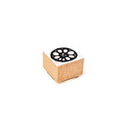Craft Rubber Stamp Hanko - 30 x 30 - Lotus root