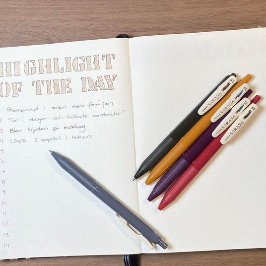 Sarasa Vintage gelpennor tillhör våra storsäljare.