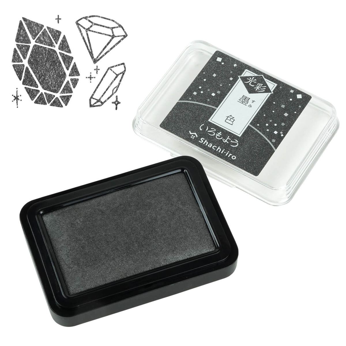 Iromoyo Ink Pad Kosai - Large - Sumi Black