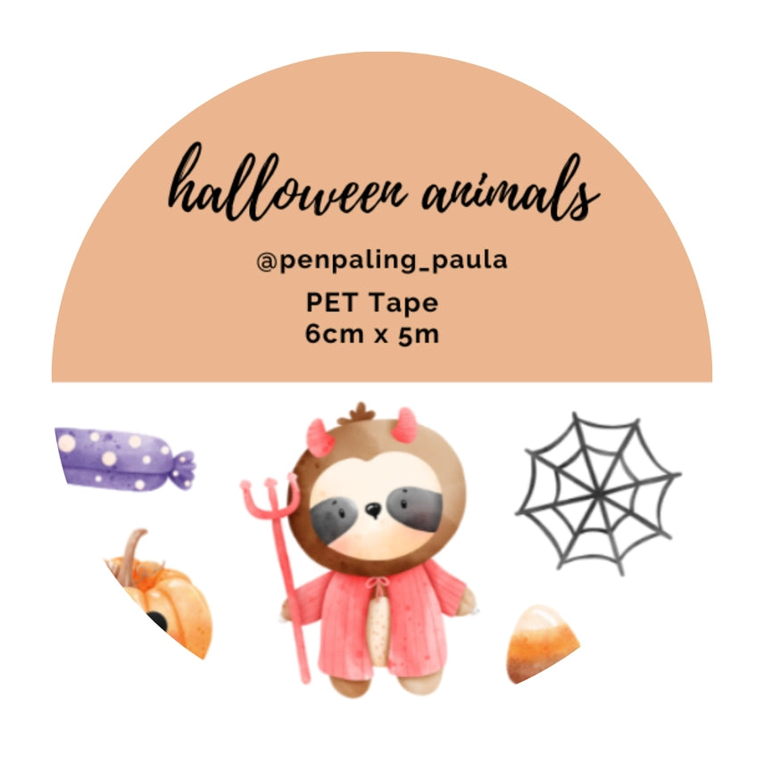 Pet Tape - Penpaling Paula - Halloween animals 60 mm