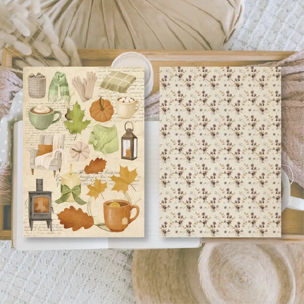 Junk Journal Book - Cozy autumn