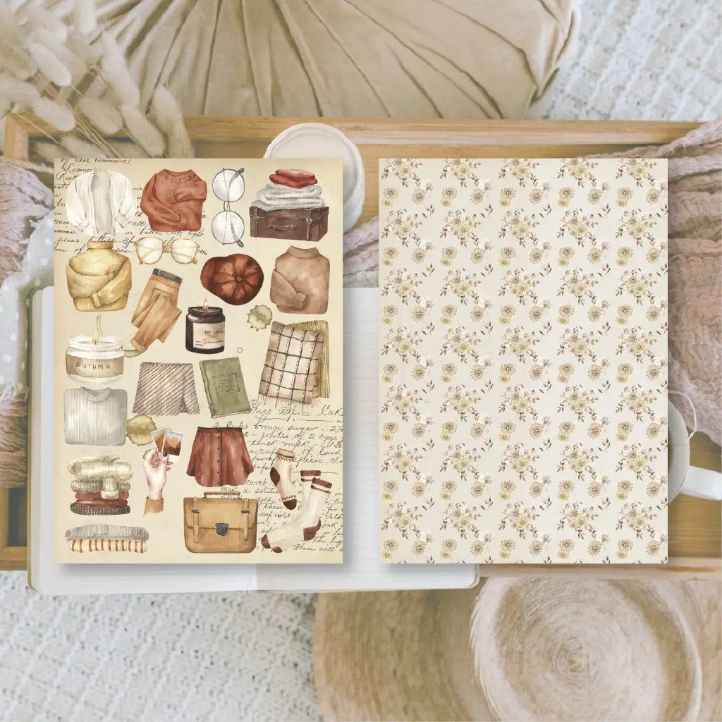 Junk Journal Book - Cozy autumn