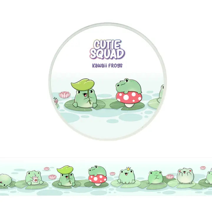Washi tape CutieSquad - Kawaii Frogs