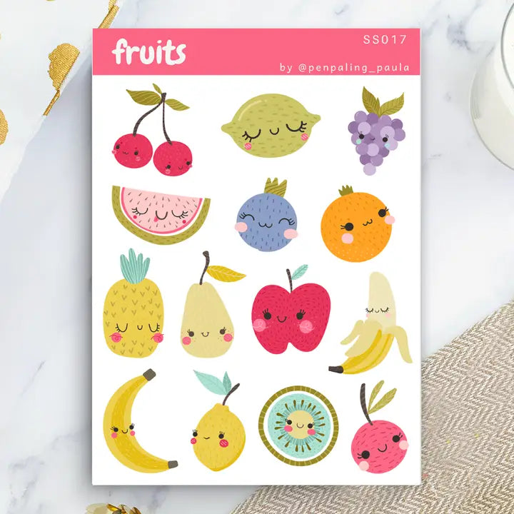 Stickers - Penpaling Paula - Fruits