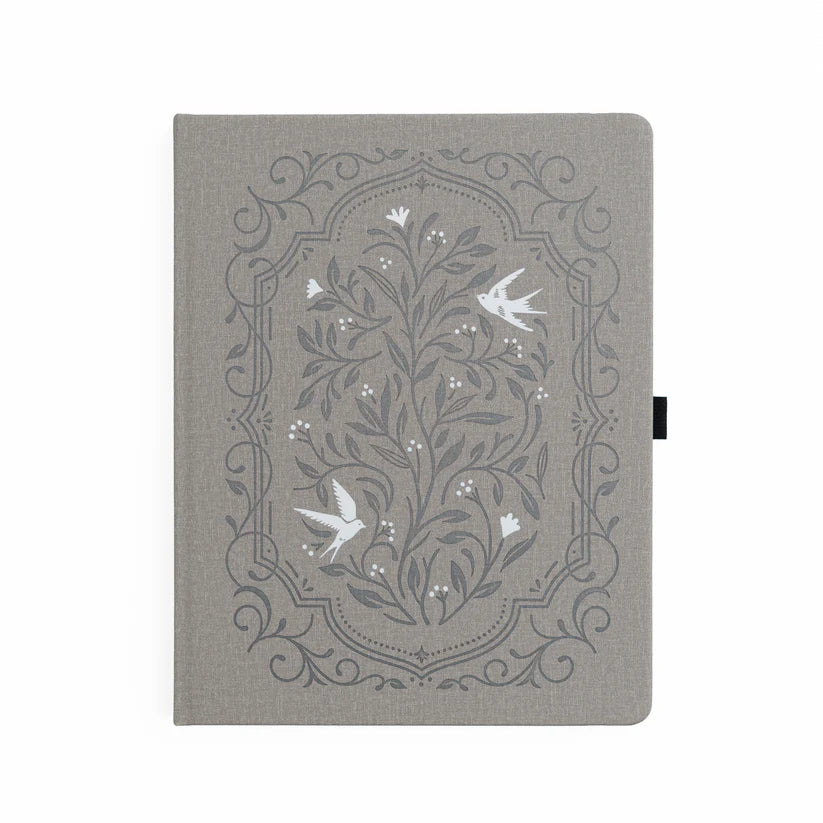 Dotted Notebook - Letter Size - Songbird Gray