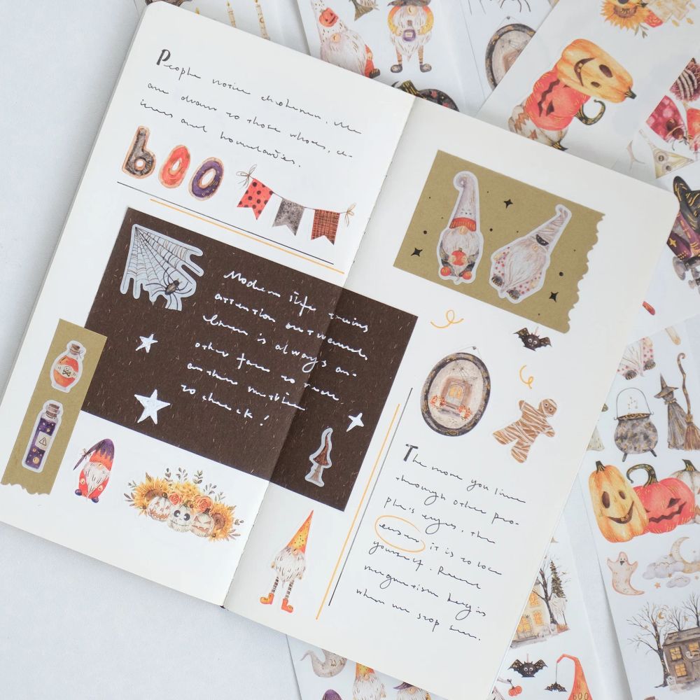 Sticker Set Washi Tape - Luminous Haunt - 3-pack