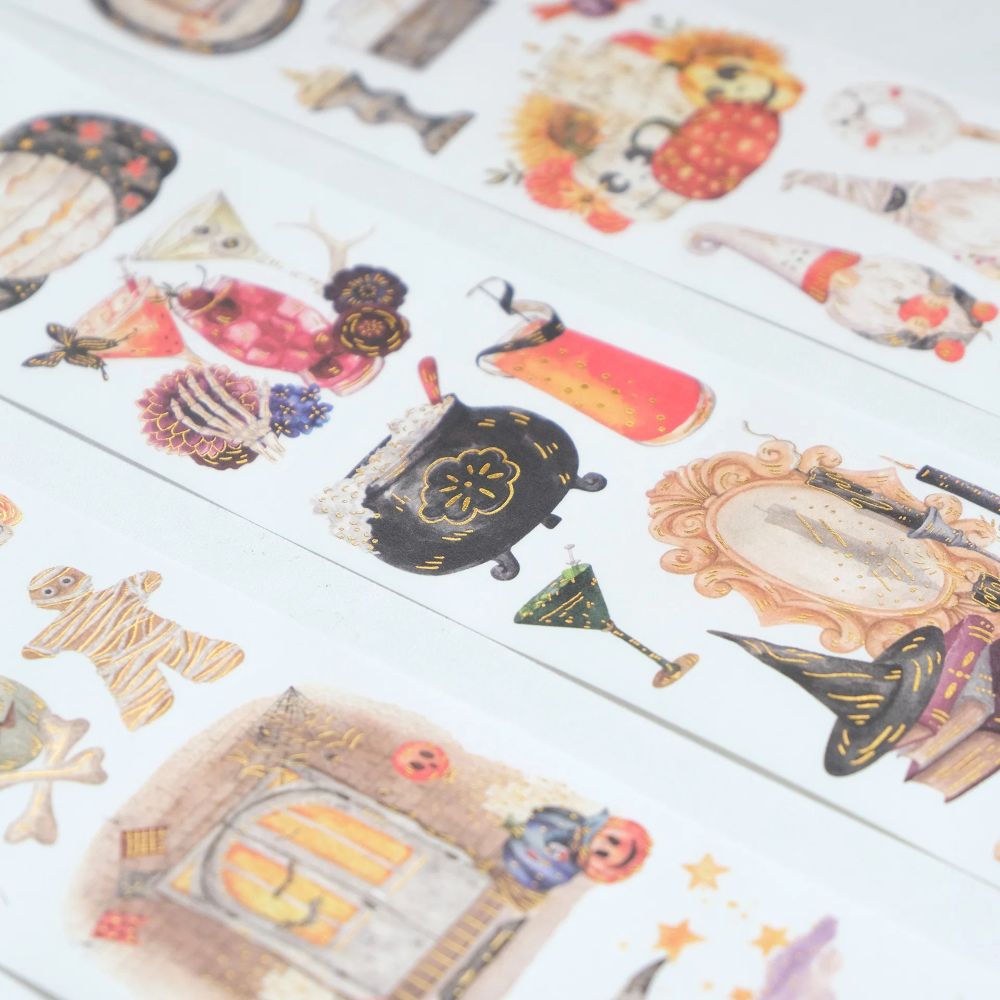 Sticker Set Washi Tape - Luminous Haunt - 3-pack