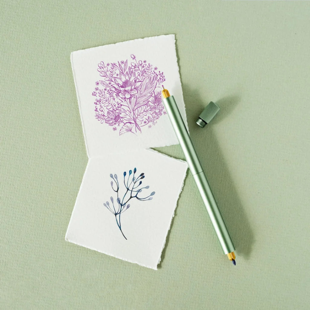 Lumos Pro Refillable Multi-Tip Pen - Duo Tip - Sage