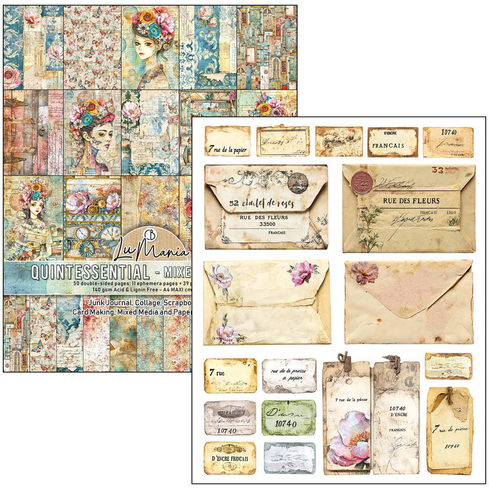Mixed media book - Quintessential