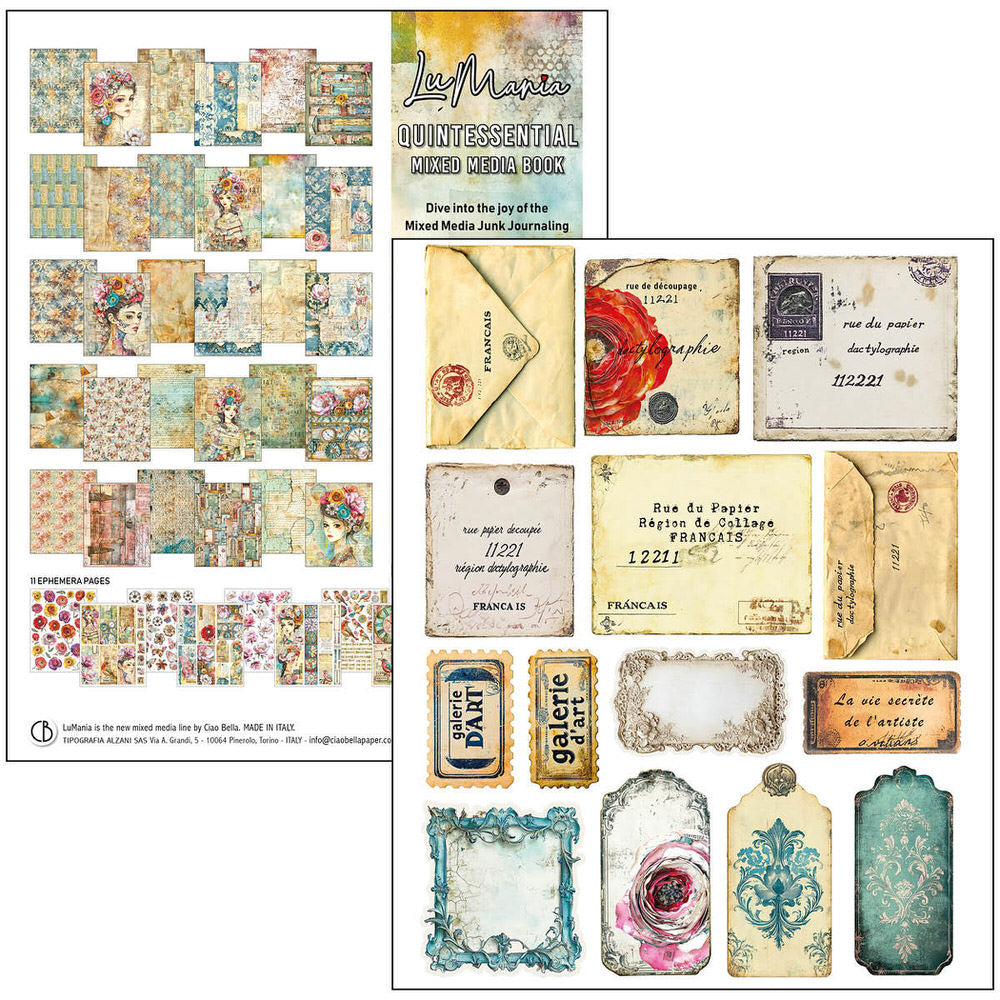 Mixed media book - Quintessential