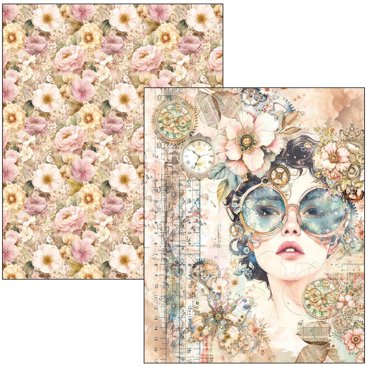 Mixed media book - Lost in Time