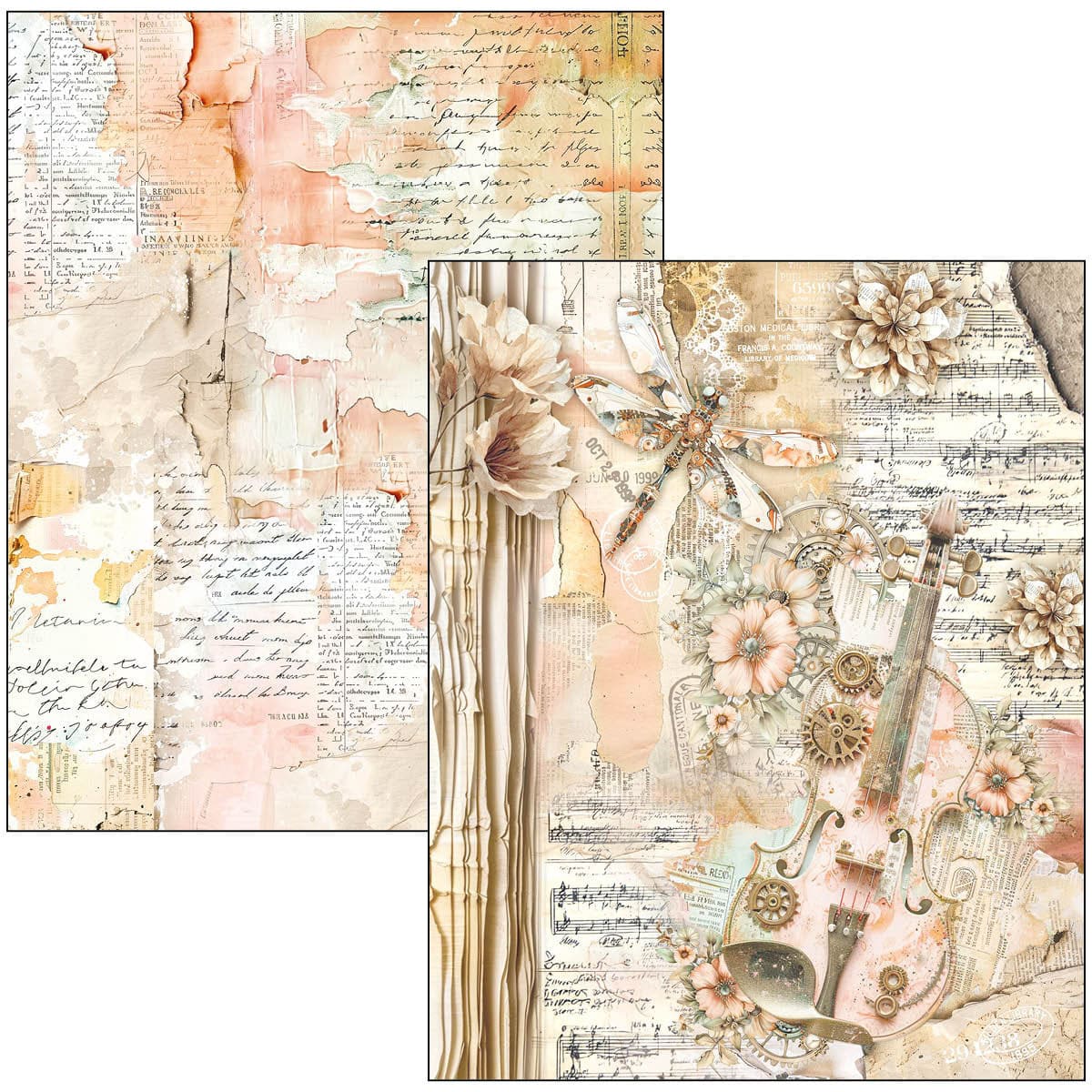 Mixed media book - Lost in Time