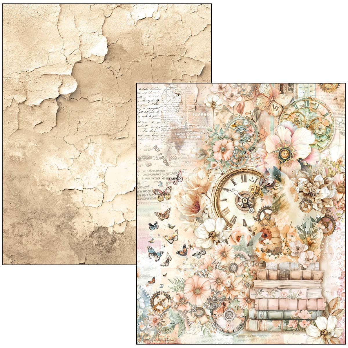 Mixed media book - Lost in Time