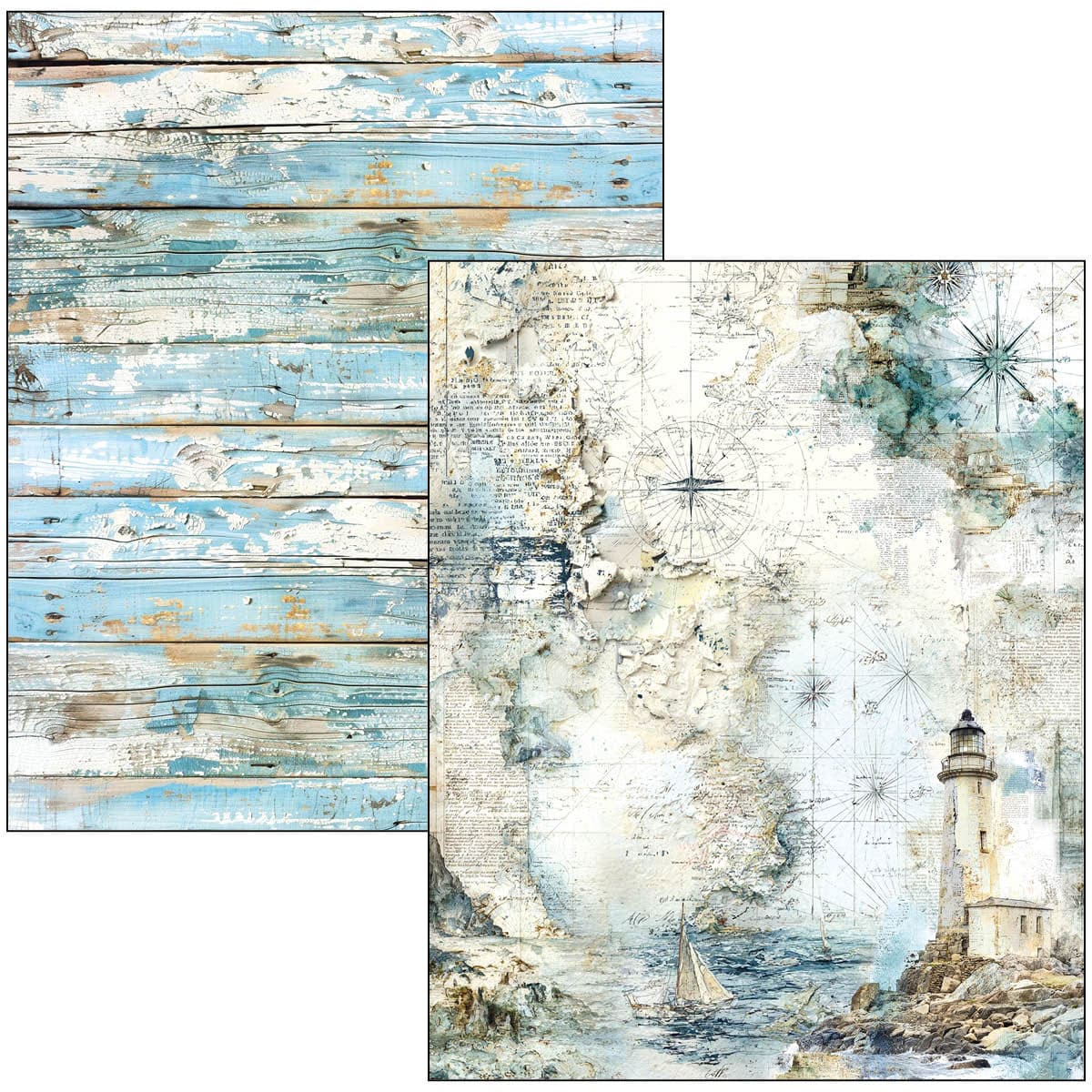 Mixed media book - Edge of the Ocean