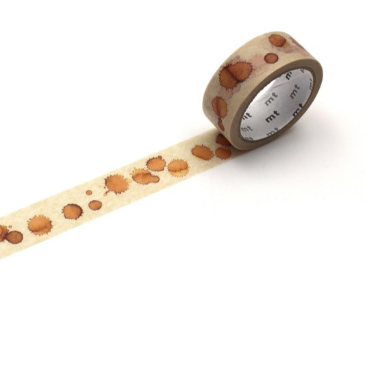 Washi Tape Upcycle - 15 mm - Coffee stain