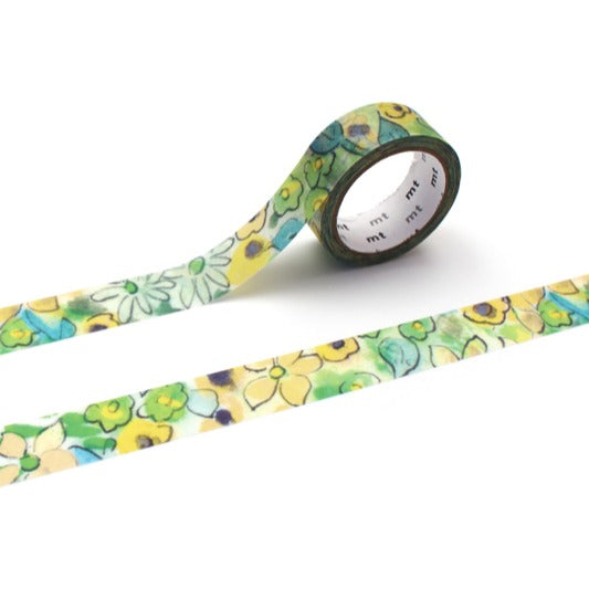 Washi Tape Artist Series - 15 mm - Flower patterns
