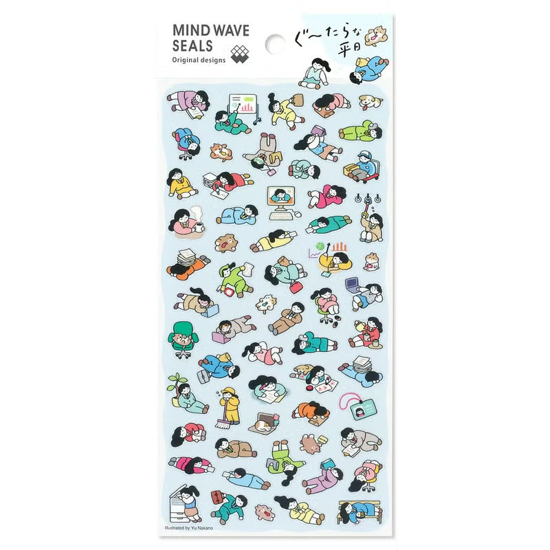 Stickers Lazy Weekdays - Work
