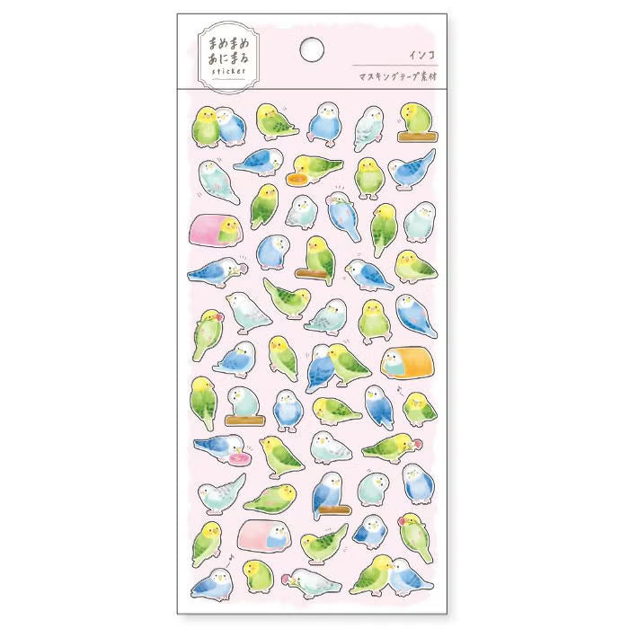 Stickers Mame-Mame-Animal Sticker - Parakeet