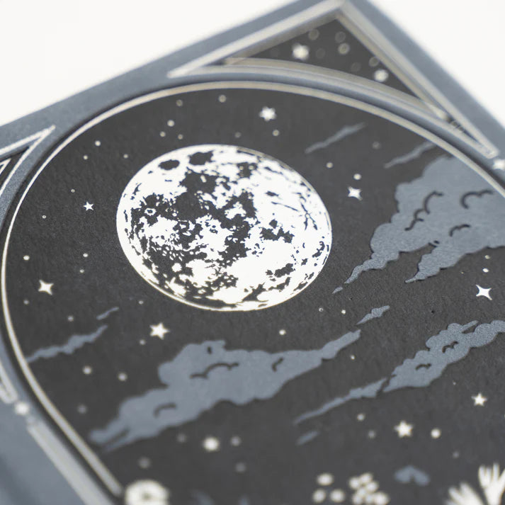 Dotted Notebook Moonlit Garden A5 - Kraft