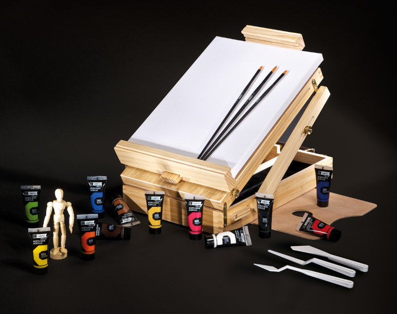 Akrylfärgset Campus Staffliset