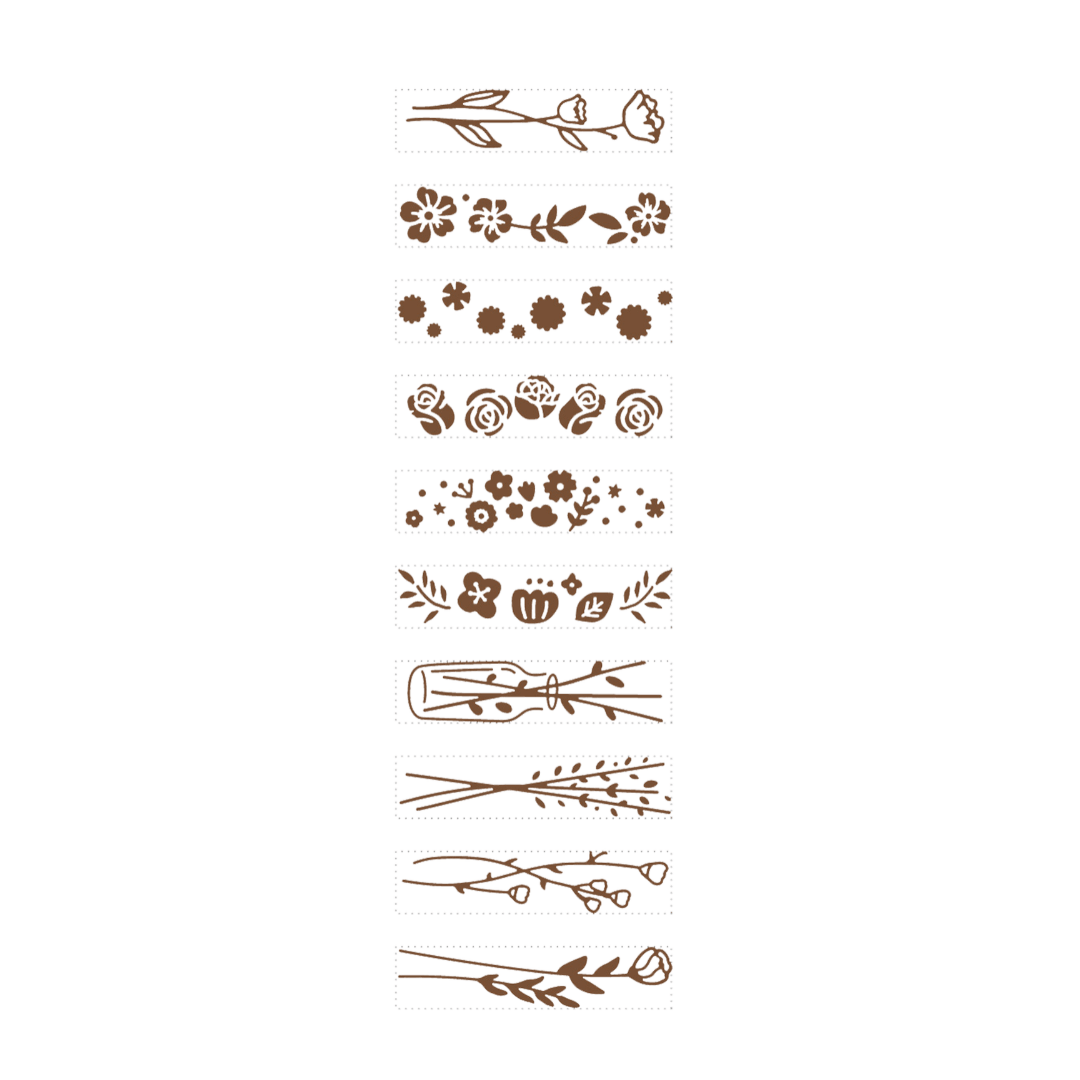 Rotary decoration stamp - Mini - Flower