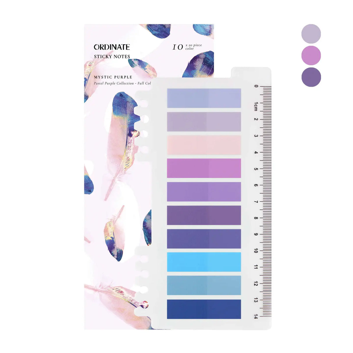 Sticky Notes 10 färger - Mystic Purple