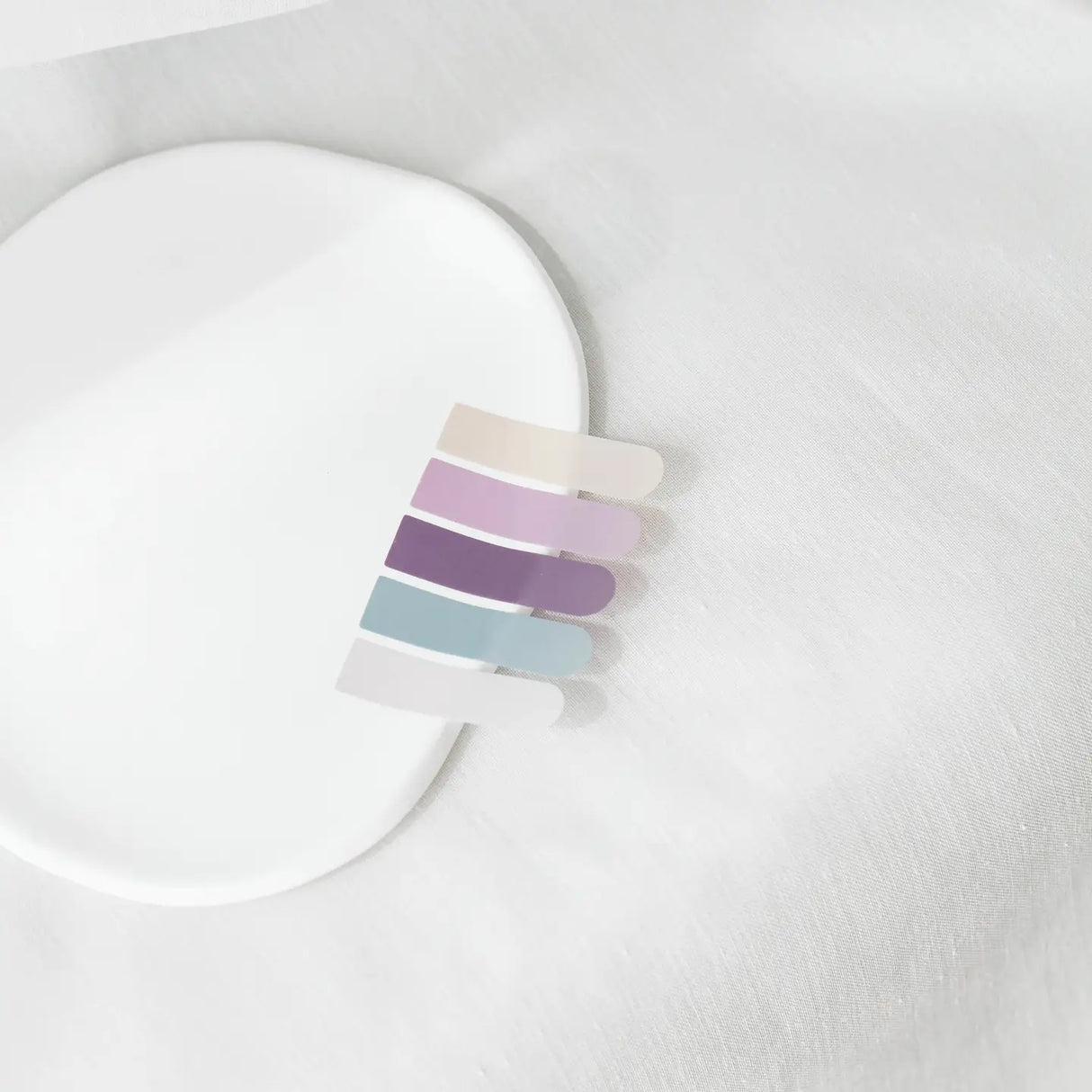 Sticky Notes 10 färger - Semicircle Design - Mystic Purple