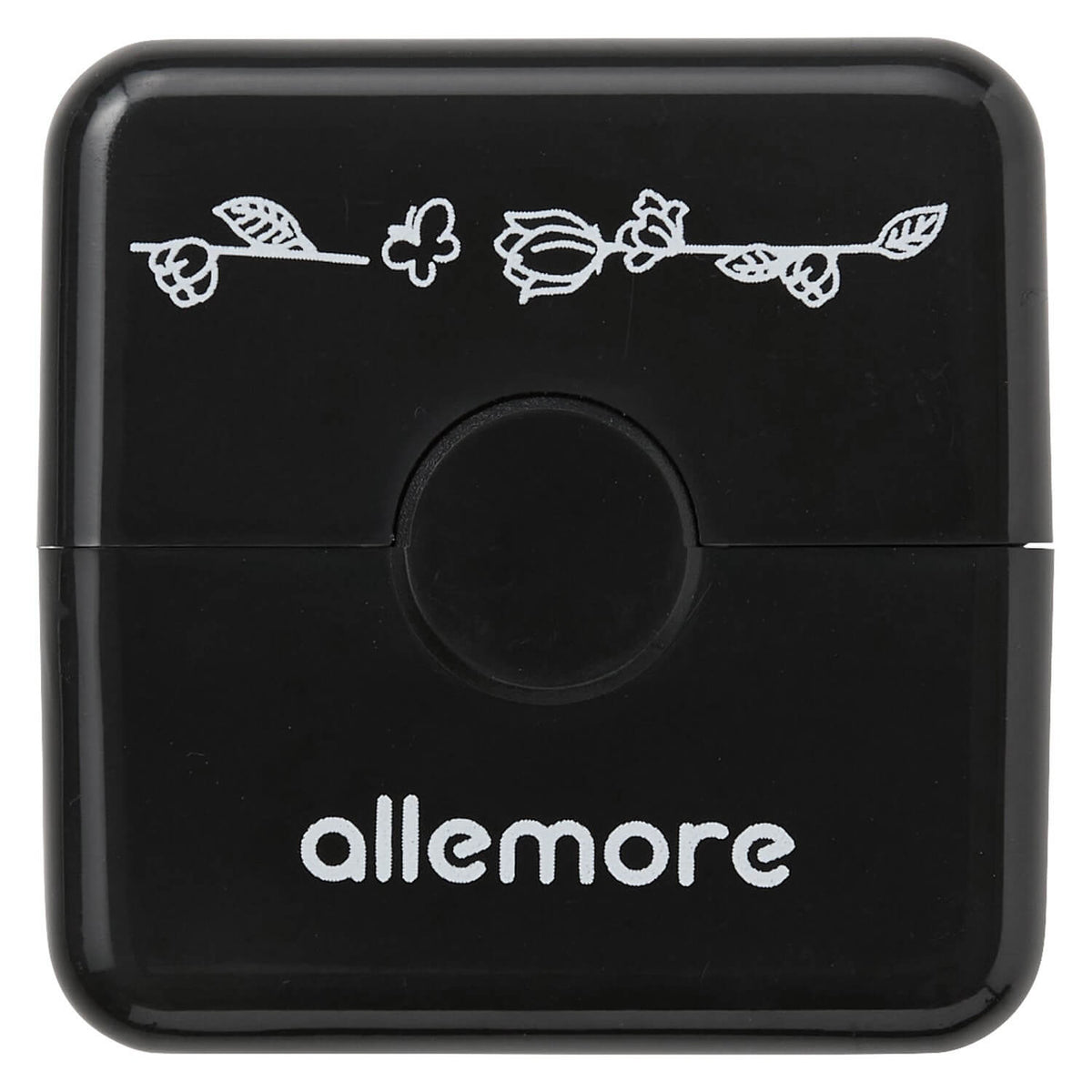 Nototo Roller Stamp - Black - Flowers & Butterflies