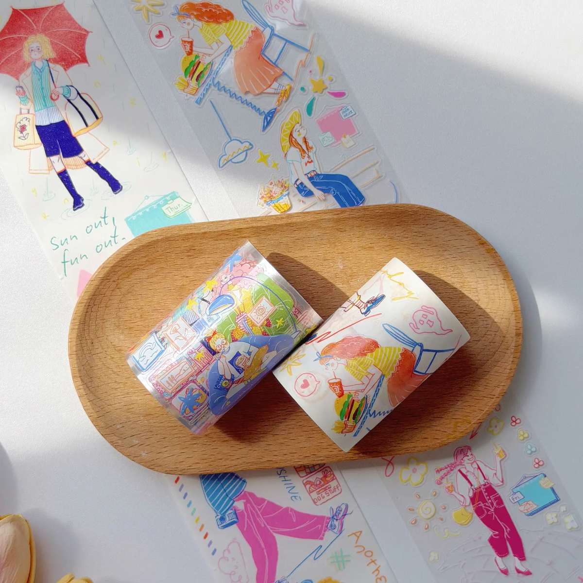 Sticker Pet Tape - Pre-cut - Cloud 9 - 65 mm