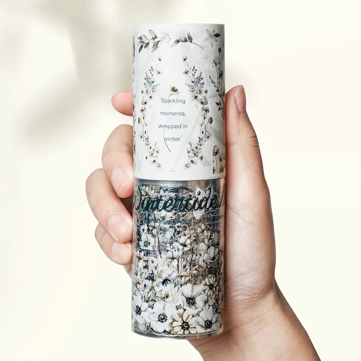 Sticker Pet Tape - Pre-cut - Frosted Letters - 70 mm