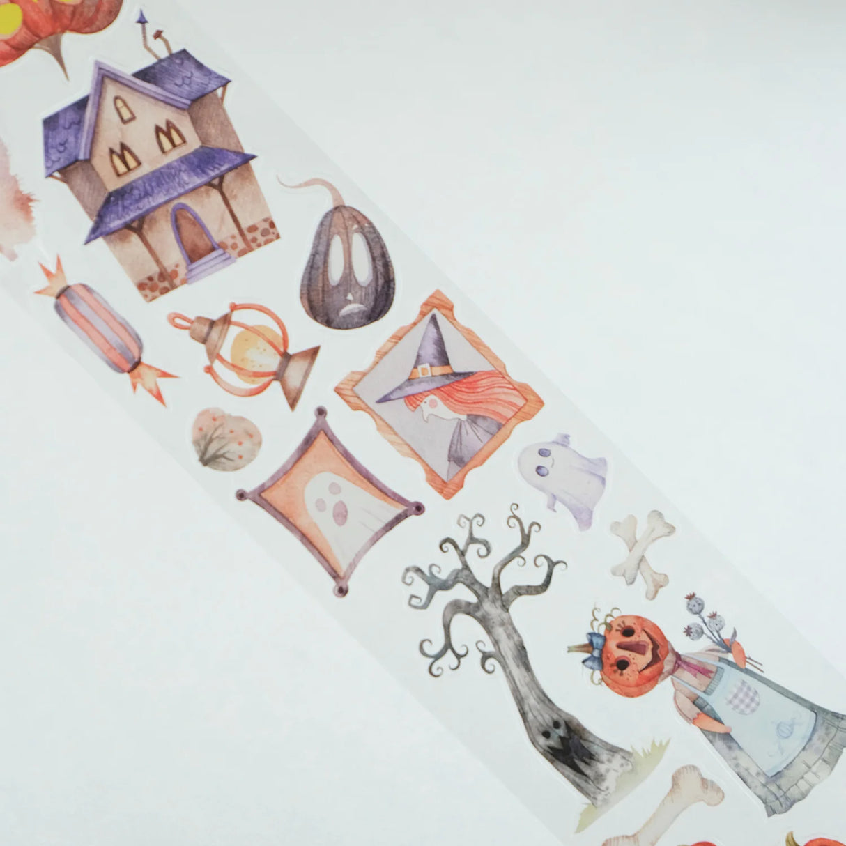 Sticker Pet Tape - Pre-cut - Ghoulish Gathering - 55 mm