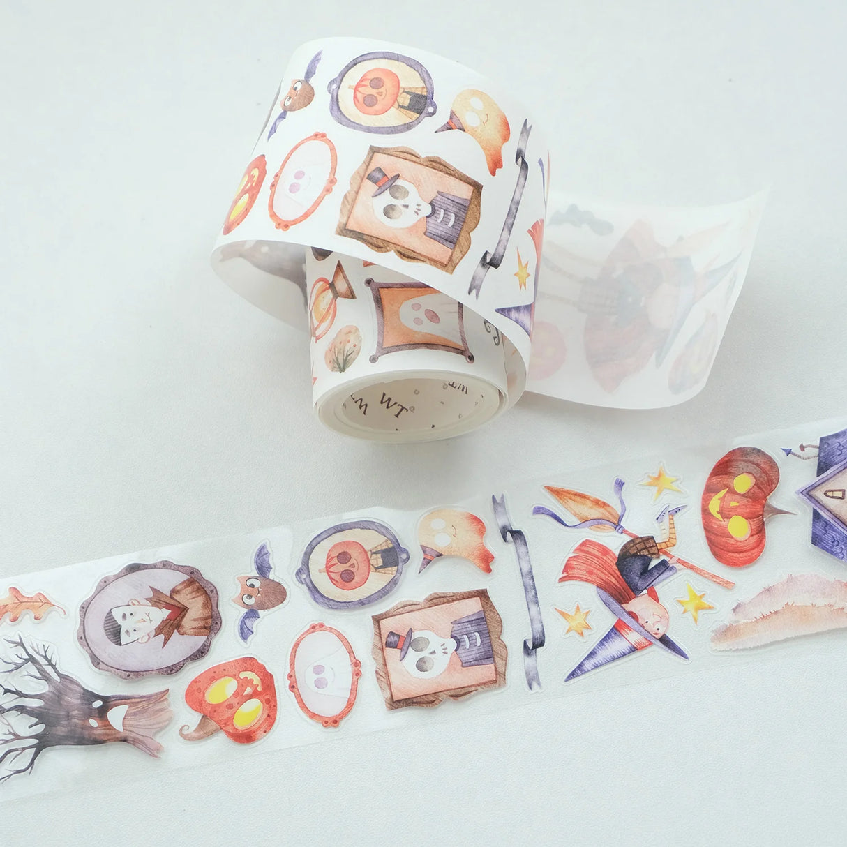 Sticker Pet Tape - Pre-cut - Ghoulish Gathering - 55 mm