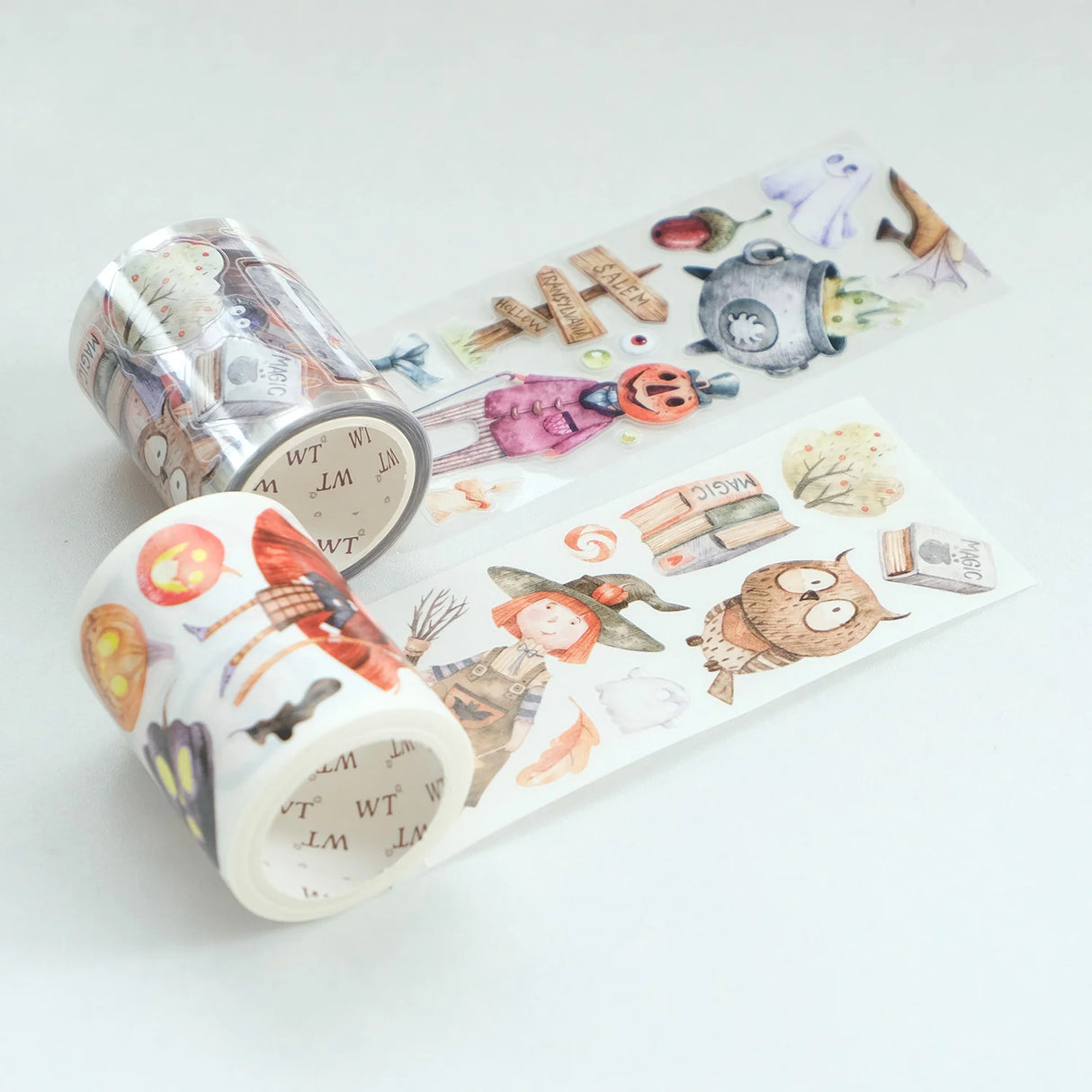 Sticker Pet Tape - Pre-cut - Ghoulish Gathering - 55 mm