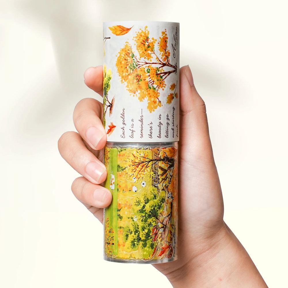 Sticker Pet Tape - Pre-cut - Hello Autumn - 70 mm