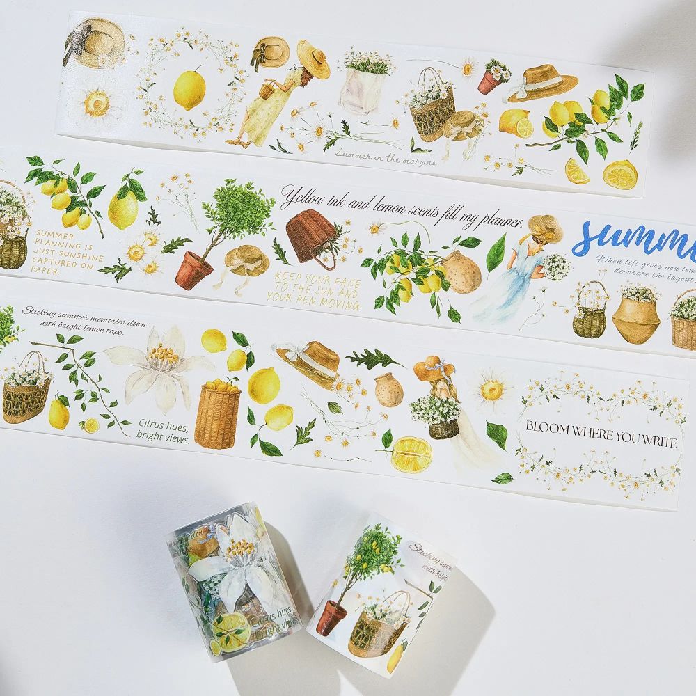 Sticker Pet Tape - Pre-cut - 60 mm - Lemon Breeze