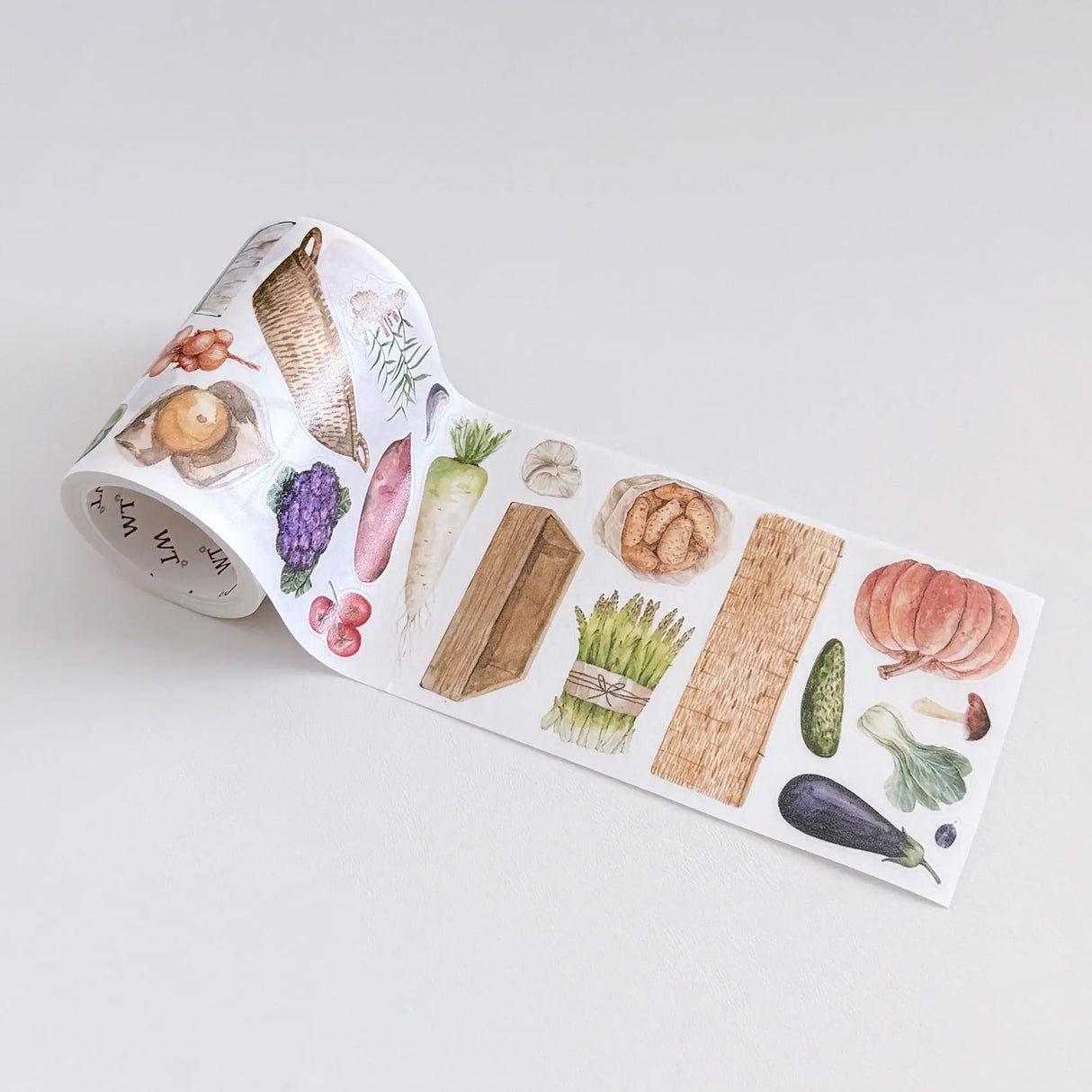 Sticker Washi Tape - Pre-cut - 70 mm - Summer Bazaar