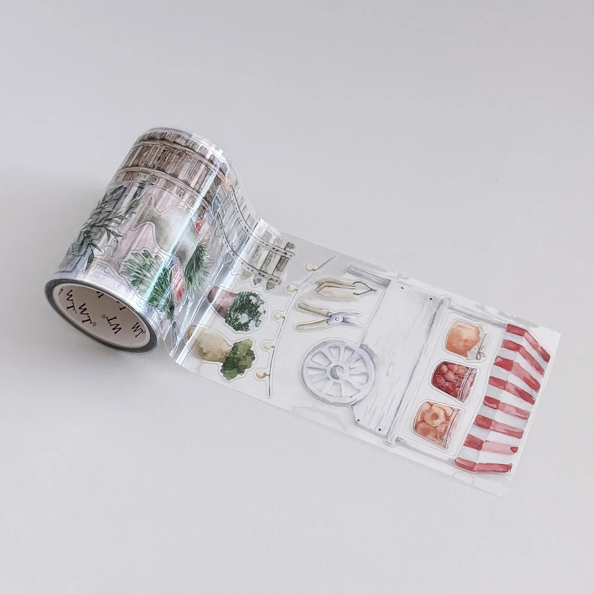Sticker Pet Tape - Pre-cut 70 mm - Summer Market