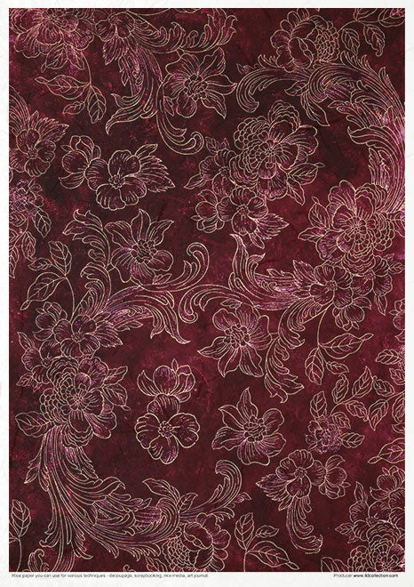 Rice paper set - A4 - Vintage Tapestry