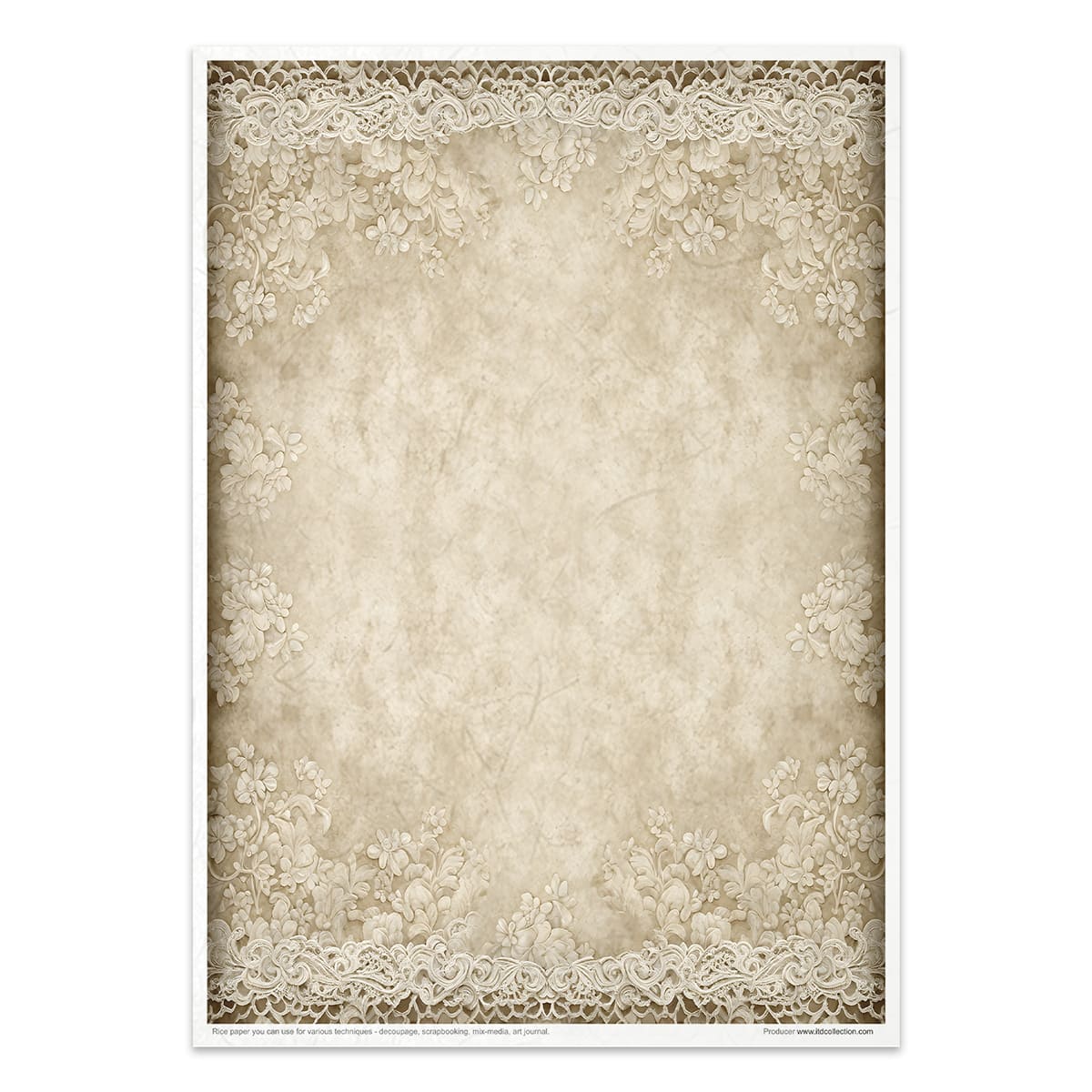 Rice paper set - A4 - Wood & Lace