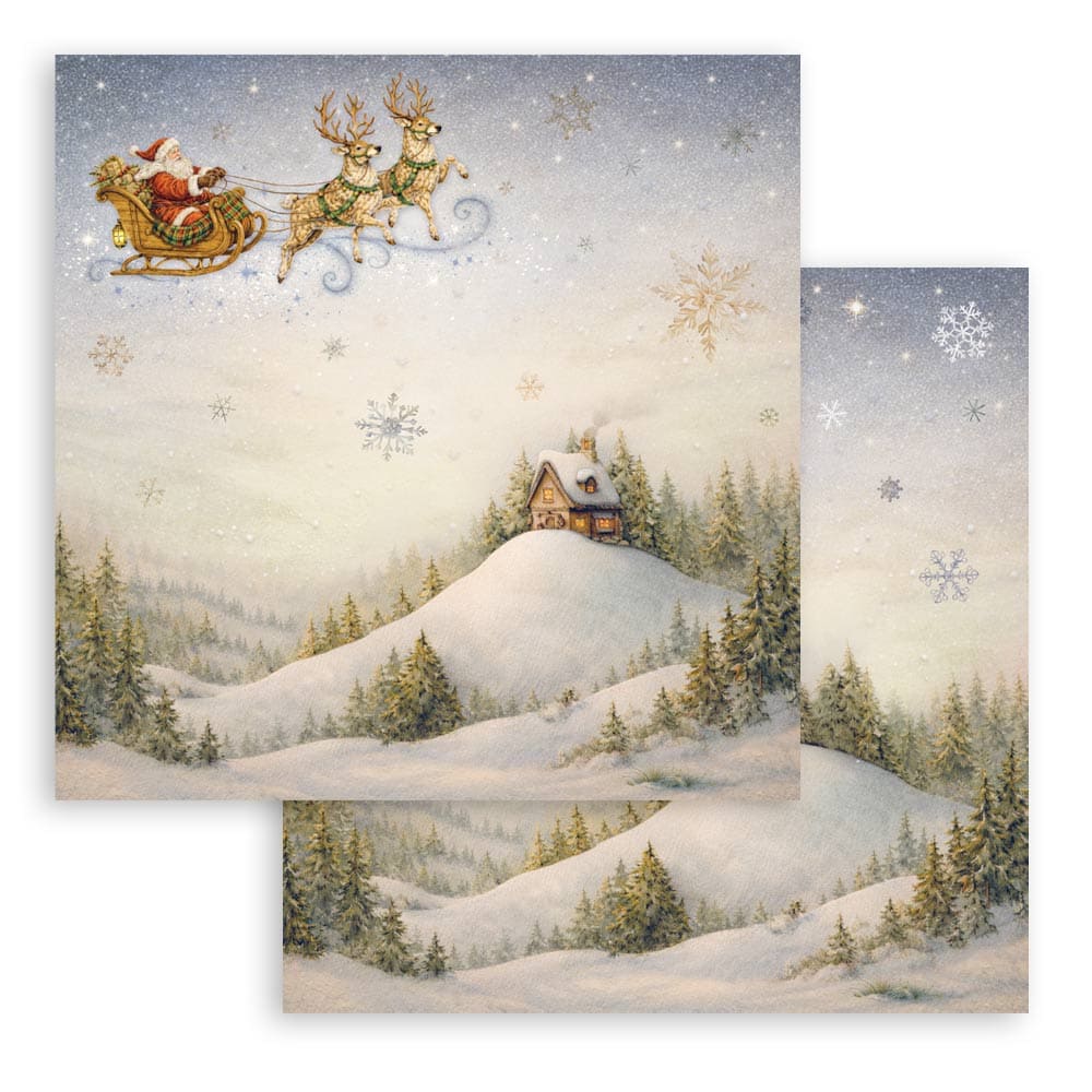 Scrapbooking paper - Double-sided - Silent Night