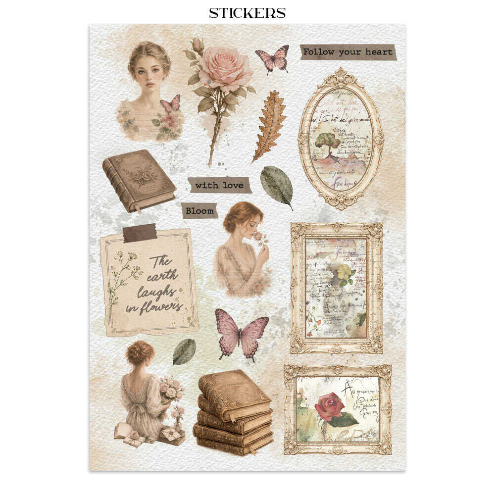 Junk Journal - Flowers and Poems